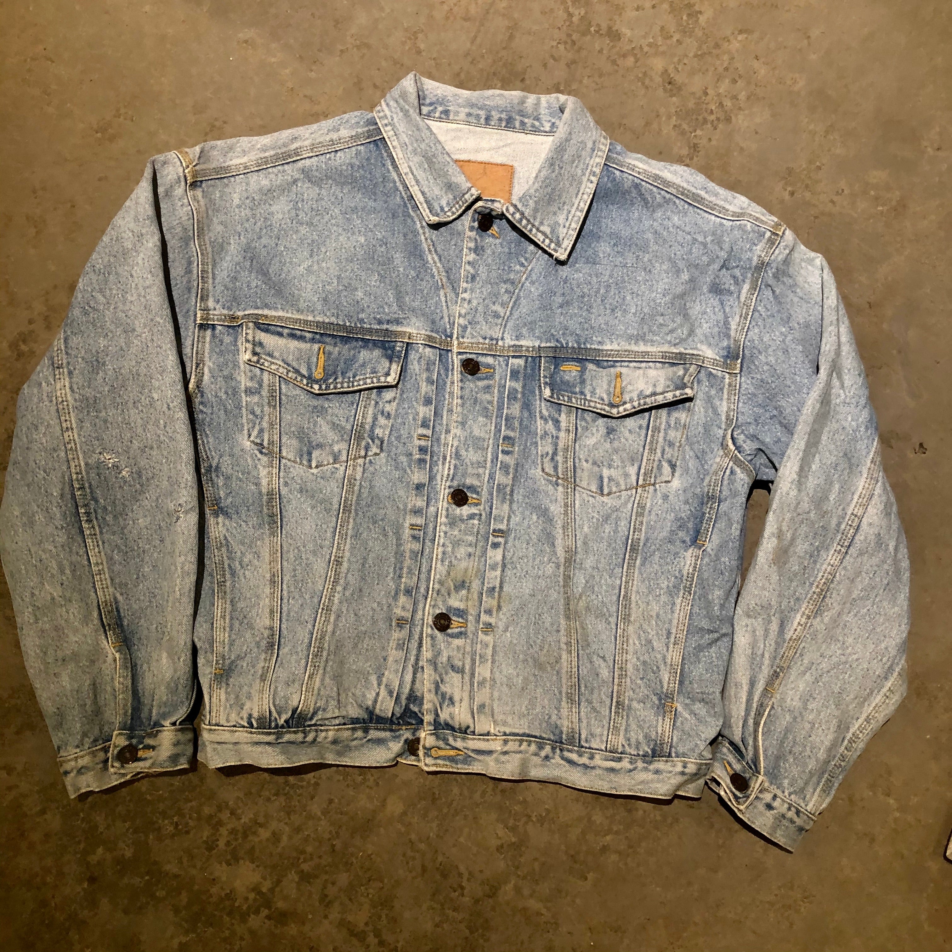 Vintage Denim Light Wash Jacket