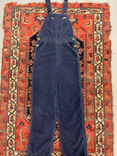 Load image into Gallery viewer, VINTAGE CORDUROY LEE OVERALLS - SMALL