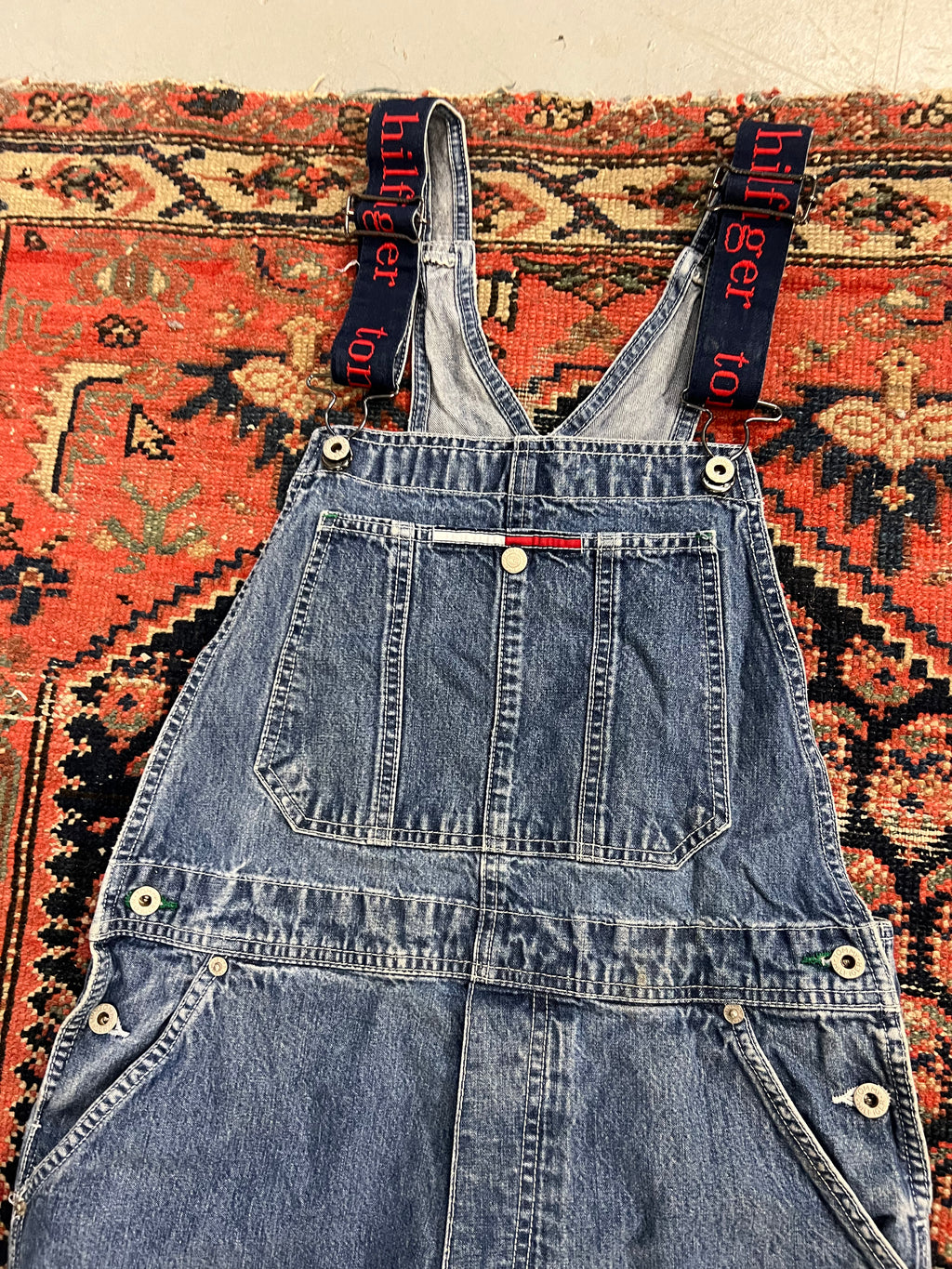 VINTAGE TOMMY HILFIGER OVERALLS - S/M