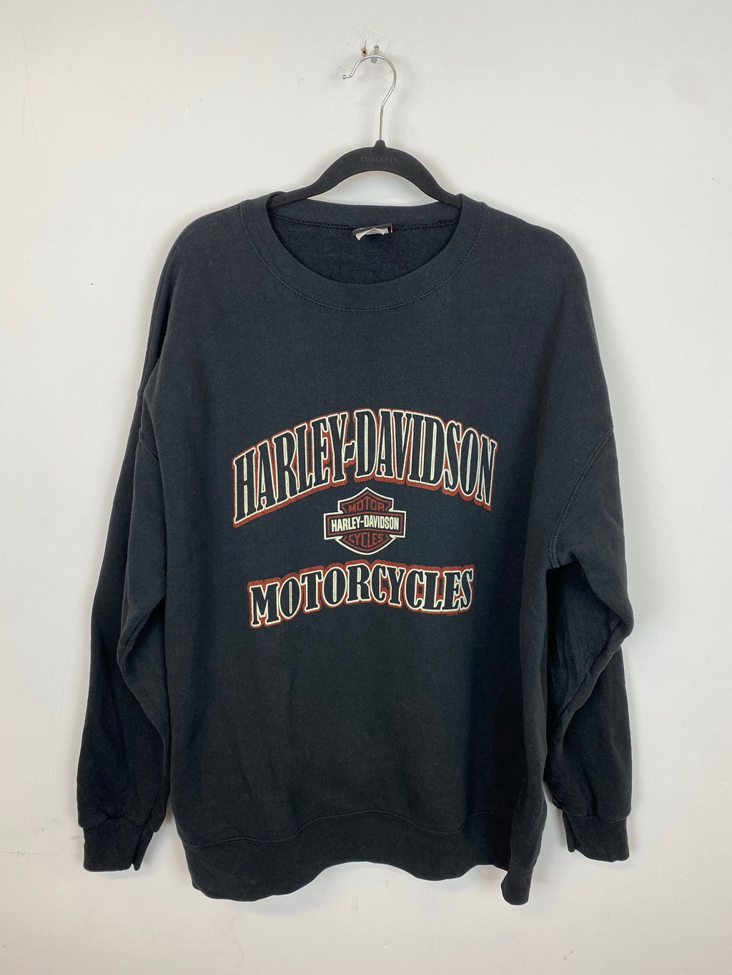 90s Front And Back Harley Davidson Crewneck - XL