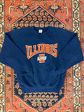 Vintage Illinois Varsity Crewneck - M