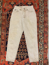Load image into Gallery viewer, Vintage Khaki High Waisted Denim Jeans - 28inches