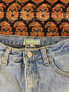 90s High Waisted Guess Frayed Denim Shorts - 27in