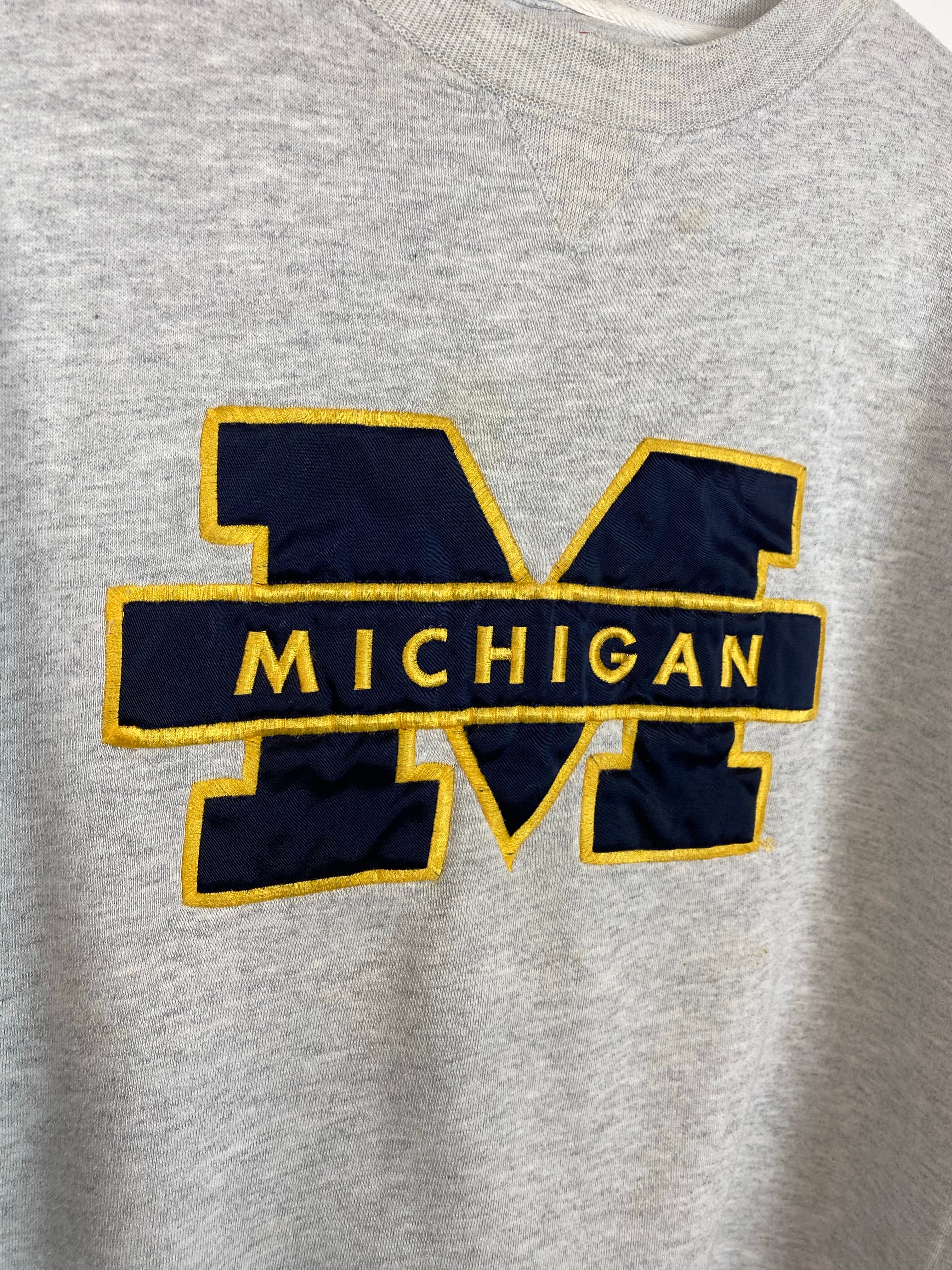 Vintage embroidered Michigan crewneck