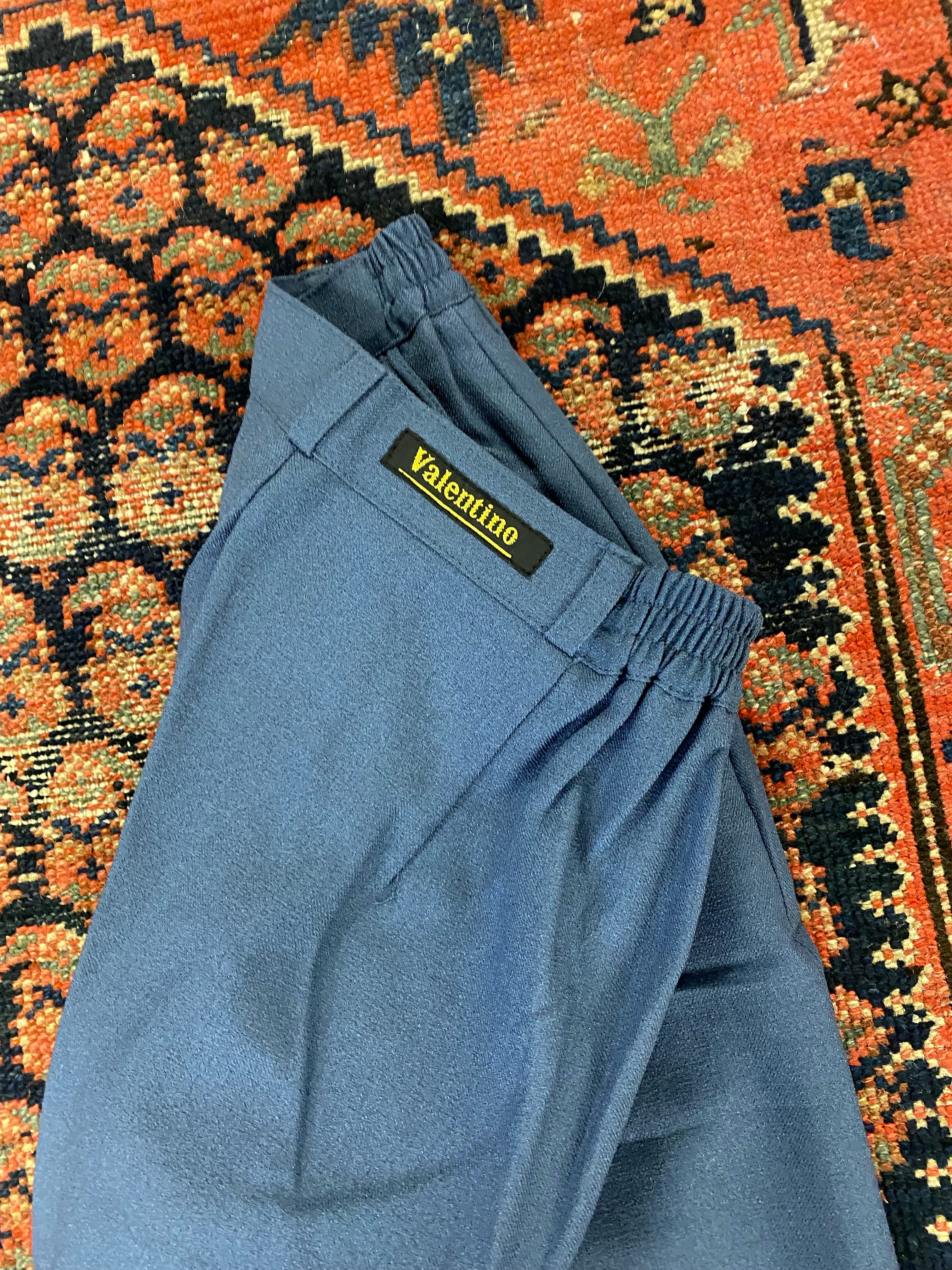 90s Blue Valentino Trousers - 26-28inches