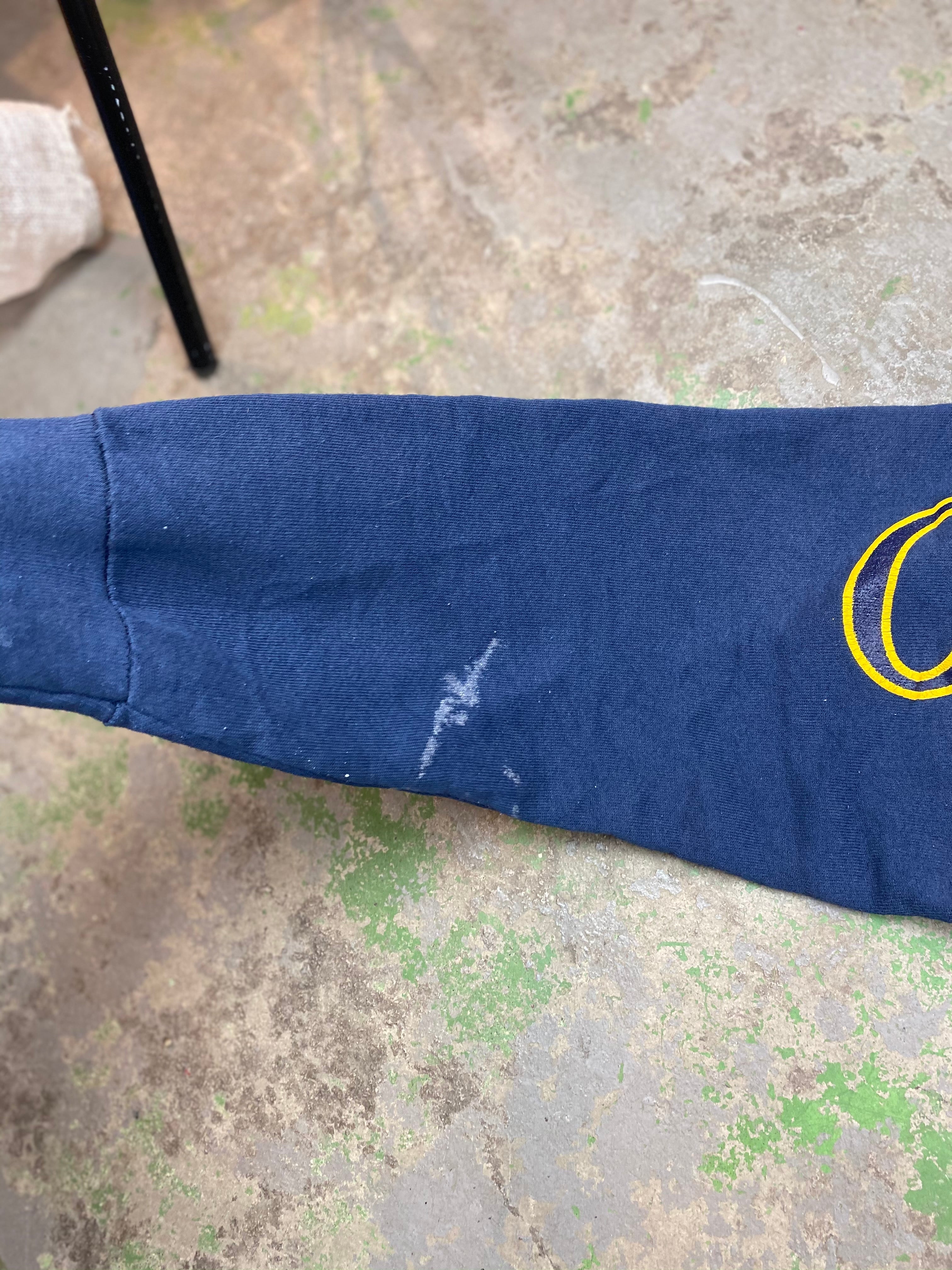 Front and back outer banks crewneck