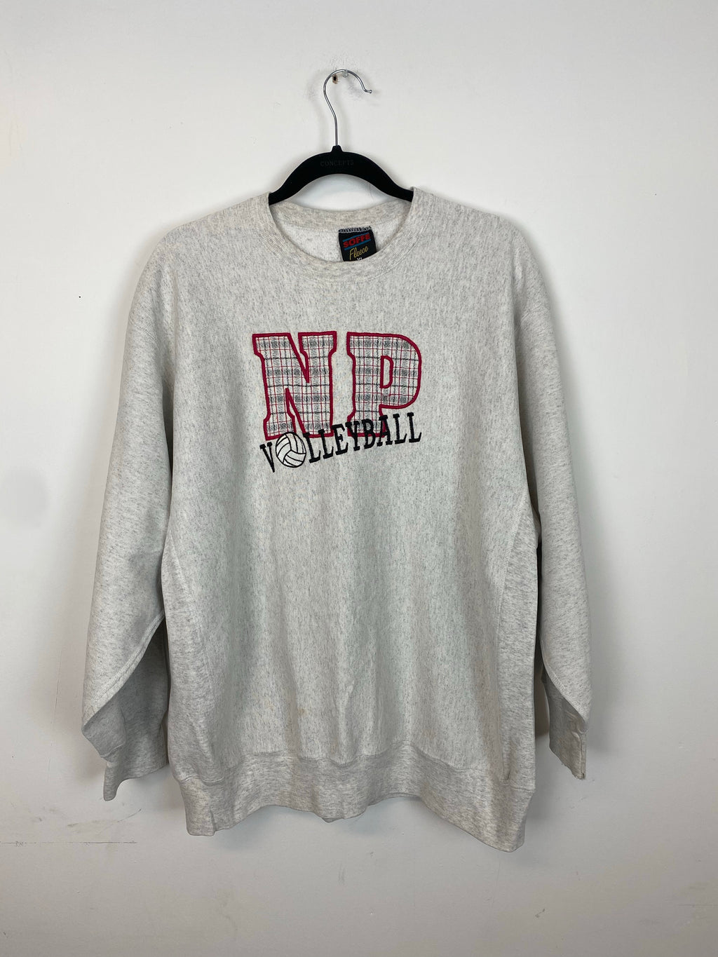 Vintage Heavy Weight Embroidered NP crewneck - L