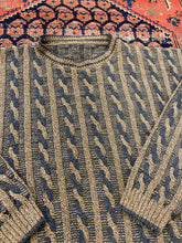 Load image into Gallery viewer, Vintage Cable Knit Sweater - L
