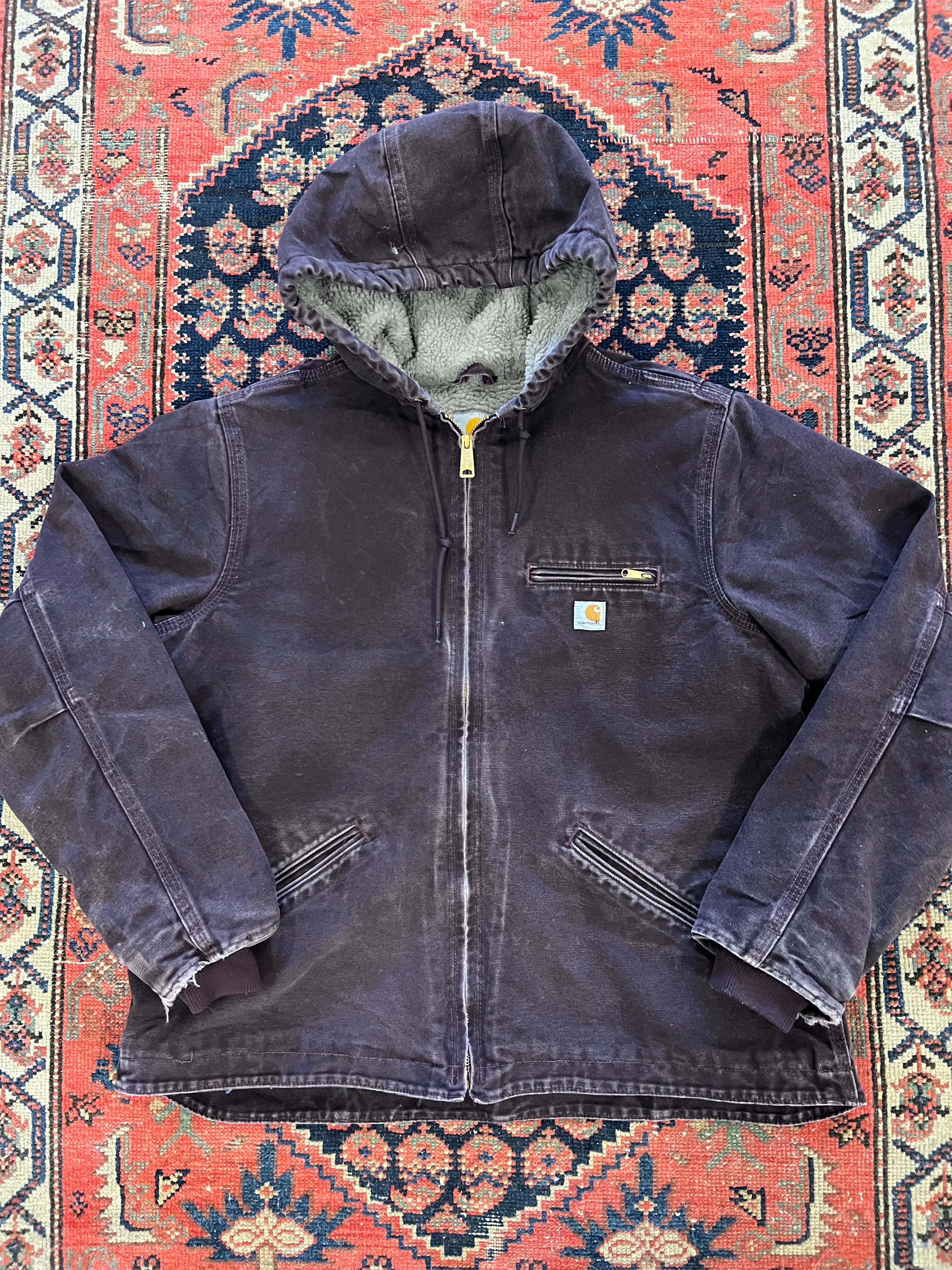 VINTAGE PURPLE CARHARTT JACKET - MEDIUM