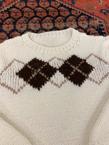 Vintage Heavy Knit Sweater - S/M