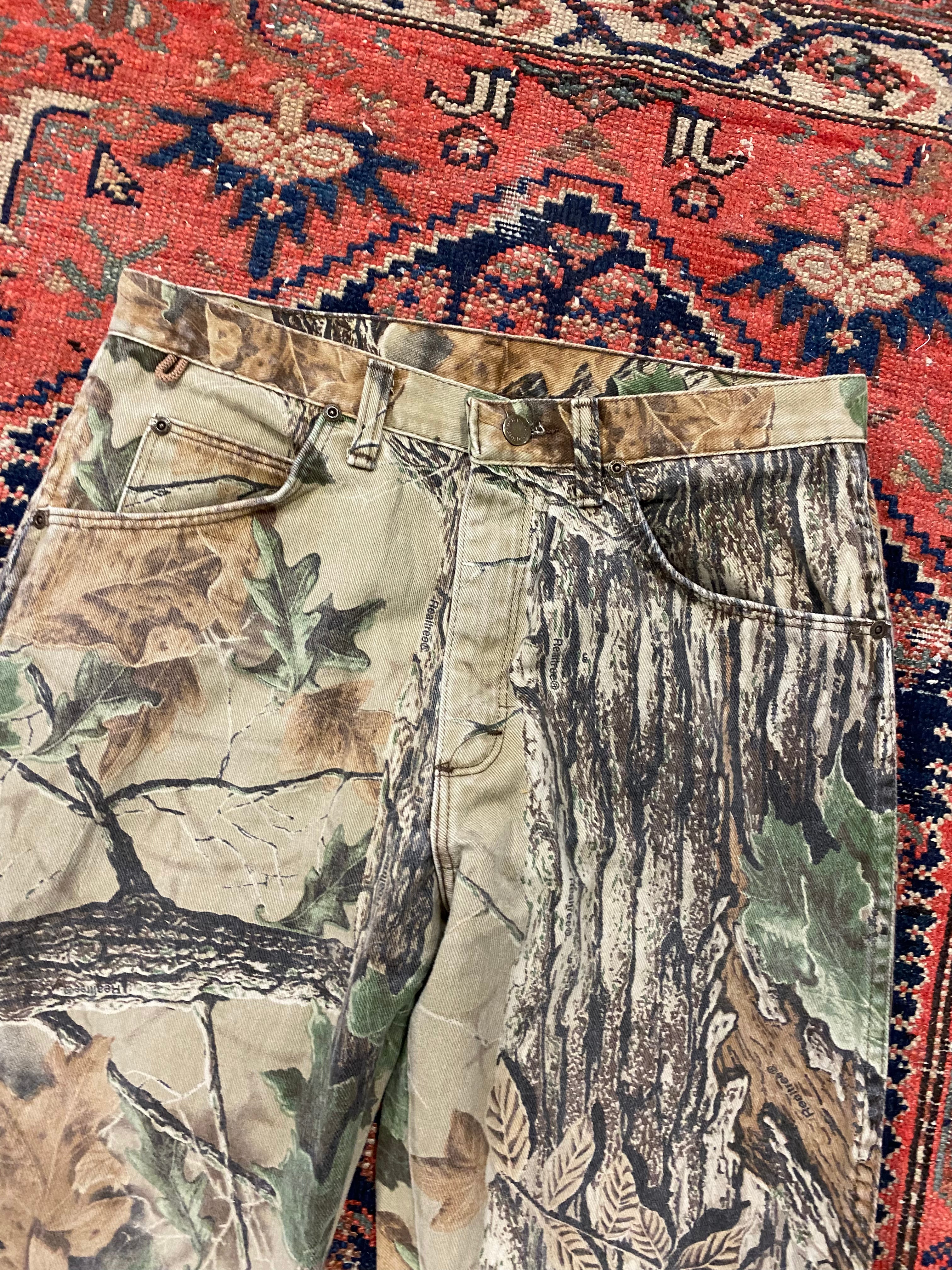 Vintage Camo Denim Pants - 32IN/W