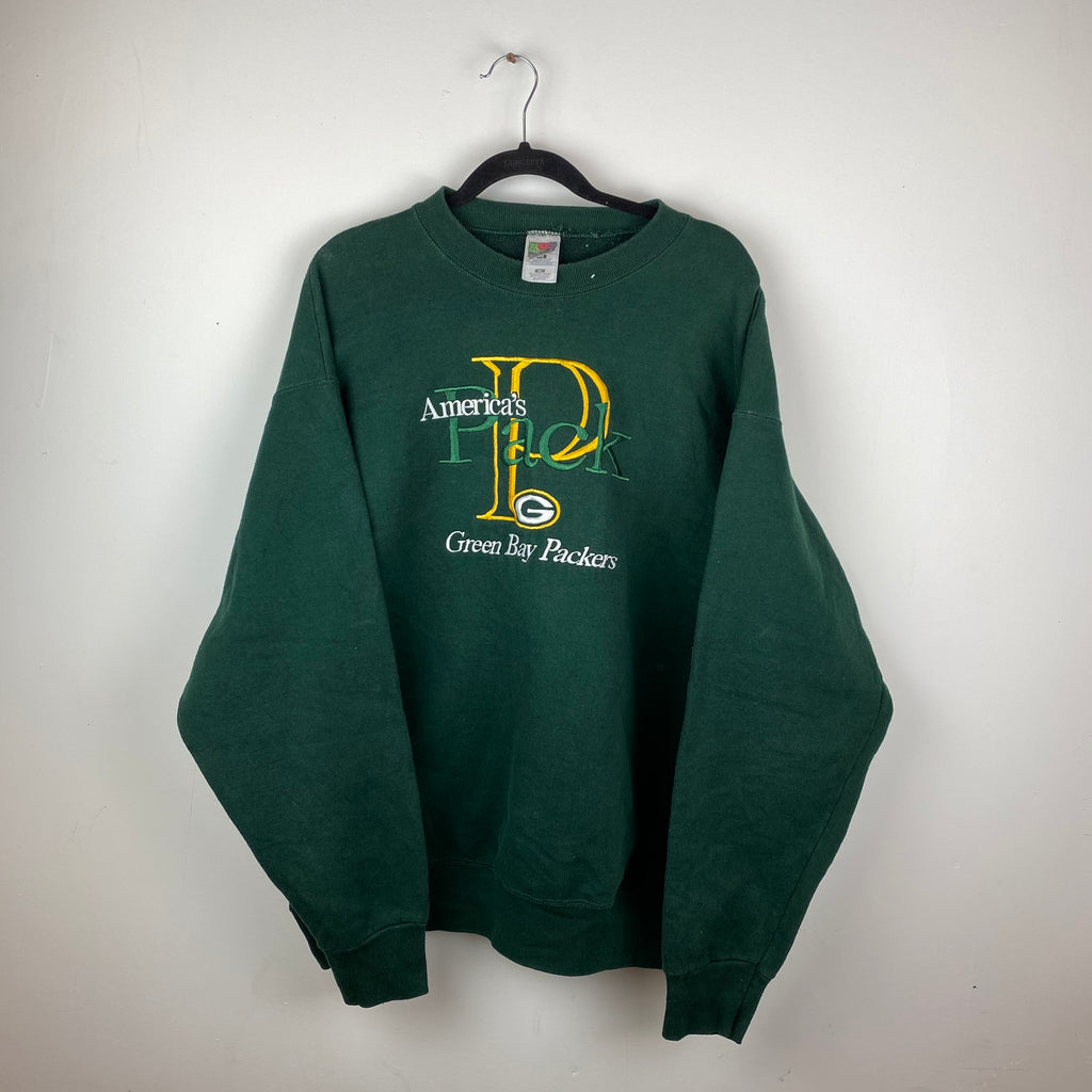 Embroidered Packers crewneck