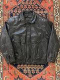 Vintage Heavy Leather Jacket - L