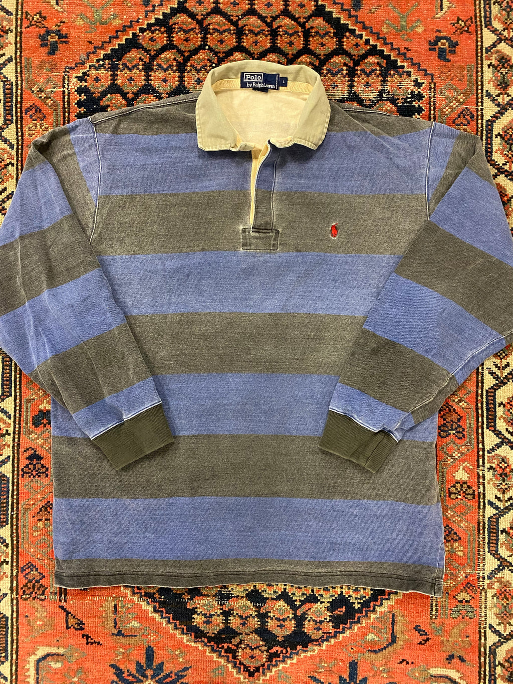 Vintage Polo Rugby Shirt - L