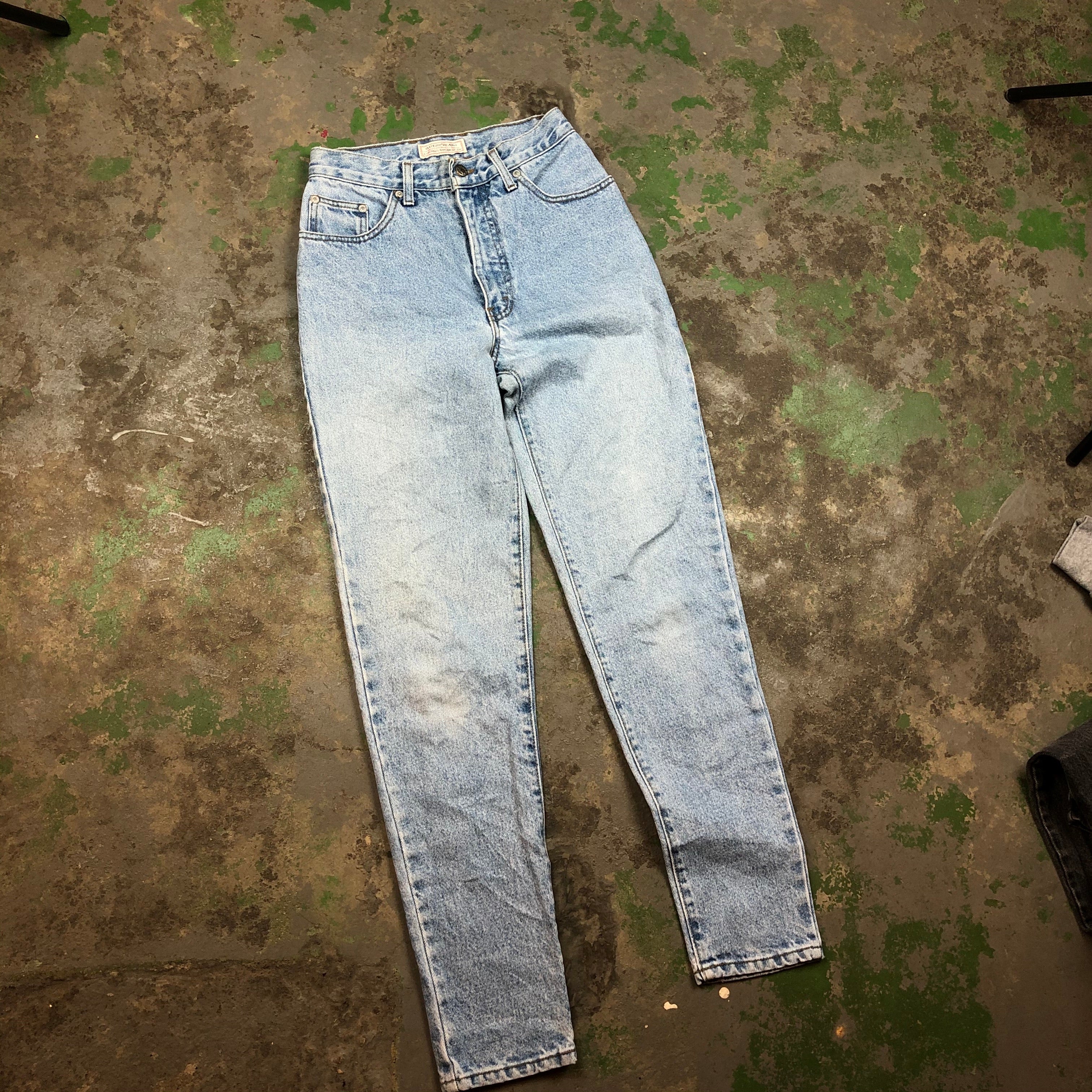 High waisted skinny guess denim pants