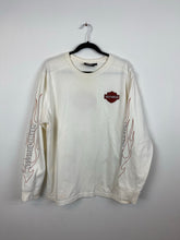 Load image into Gallery viewer, Front and back embroidered Harley Davidson longsleeve
