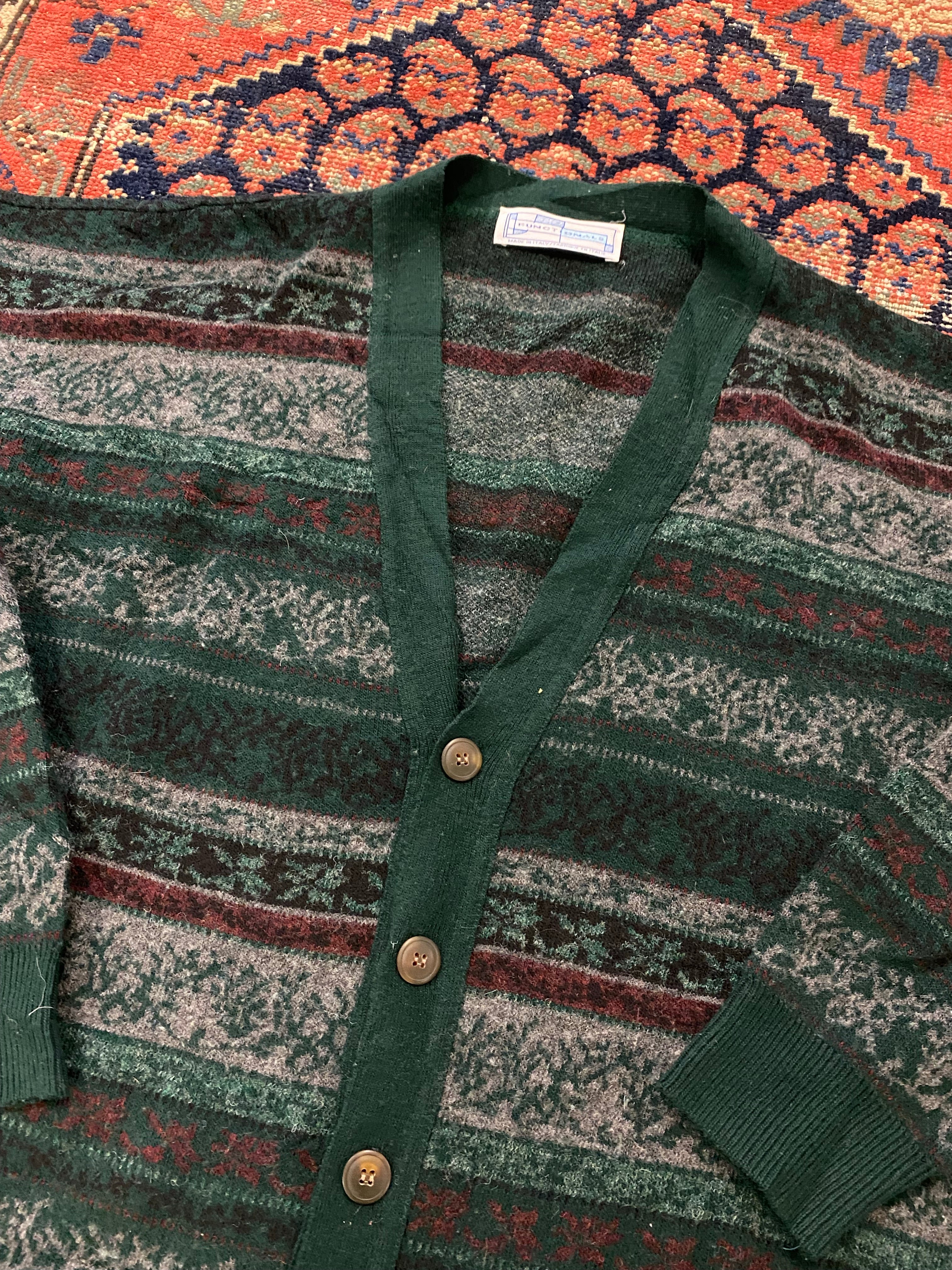 Vintage Knitted Cardigan - S