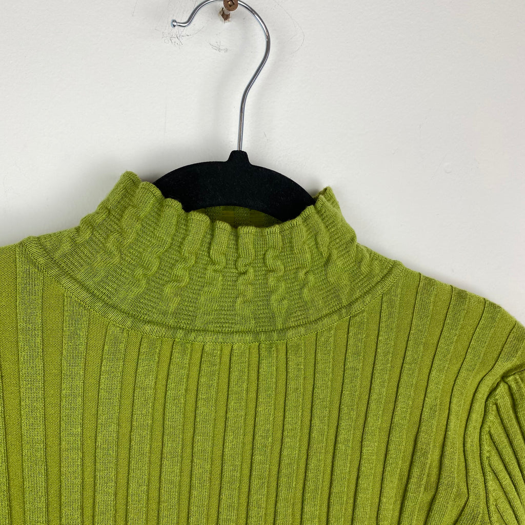 Funky green long sleeve top
