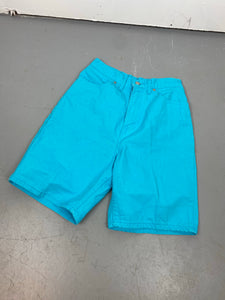Vintage Light Blue High Waisted Denim shorts - 26in