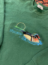 Load image into Gallery viewer, 90s Embroidered Wisconsin Crewneck - L