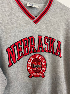 90s Nebraska v neck crewneck
