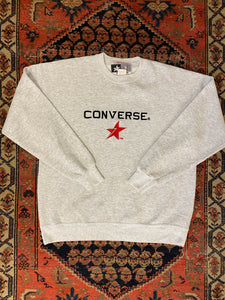 90s Converse Embroidered Crewneck - L