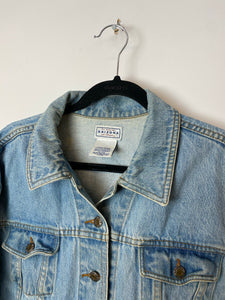 Vintage Light Wash Denim Jacket - WMNS L