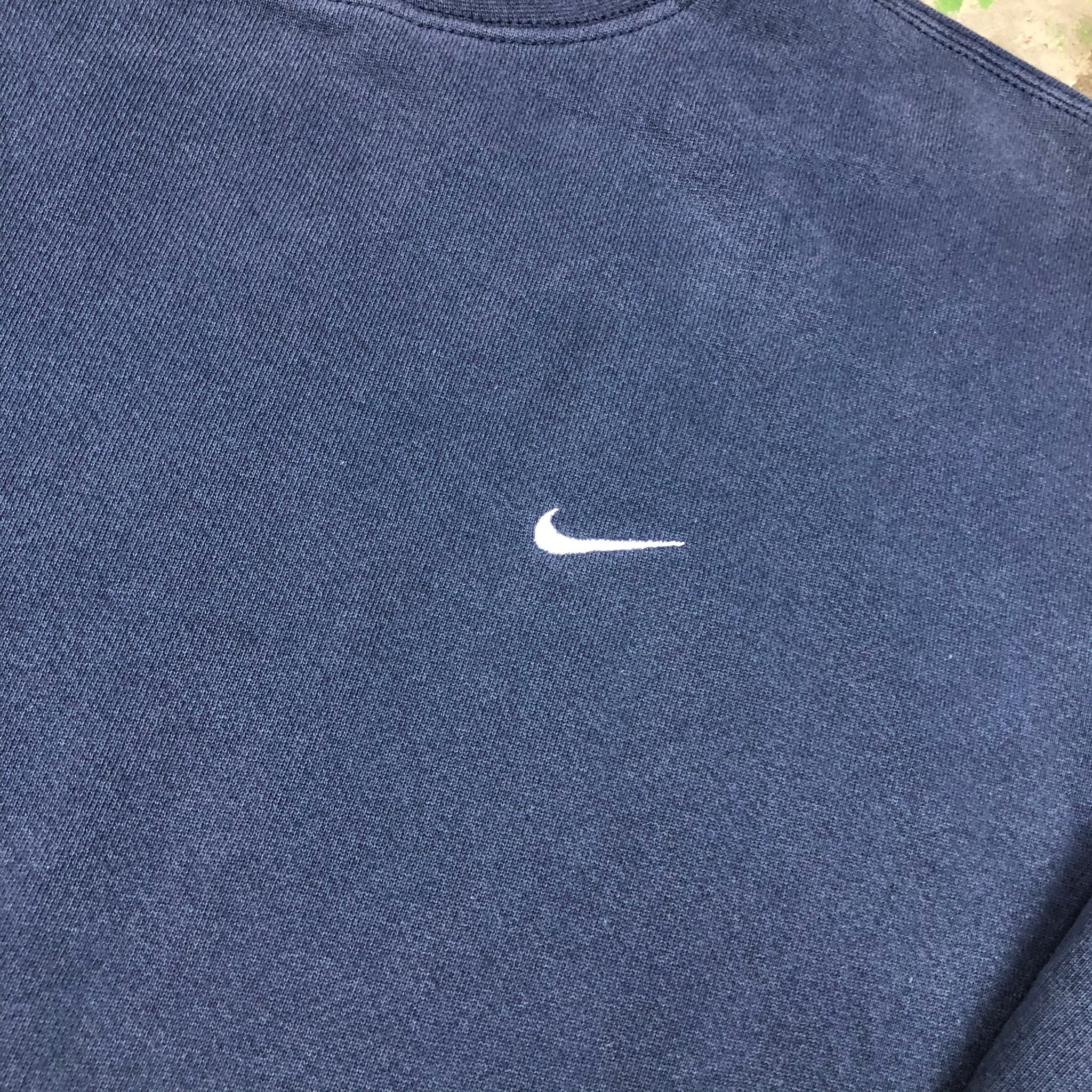 Navy nike clearance crewneck