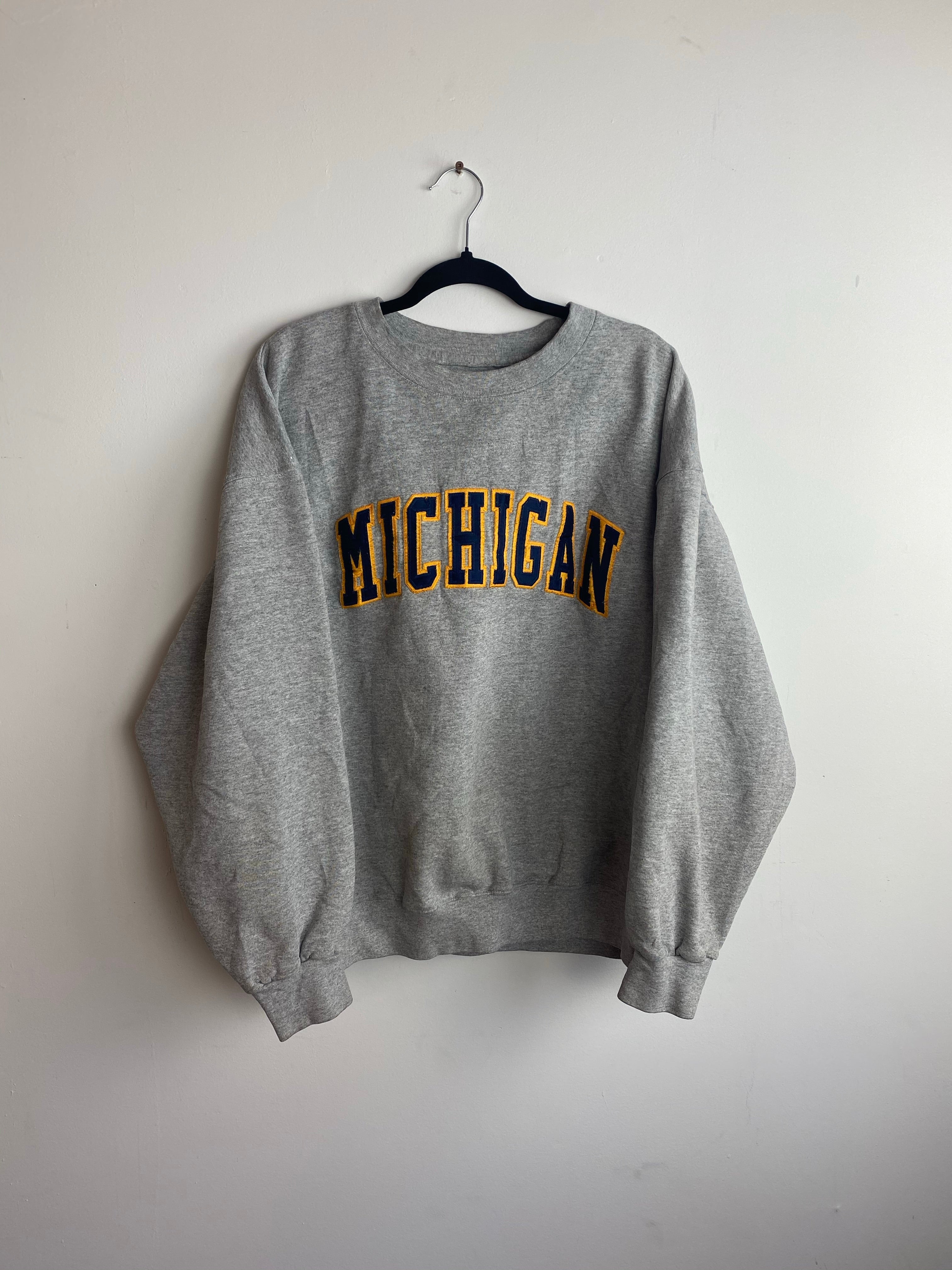 Heavy weight Michigan crewneck