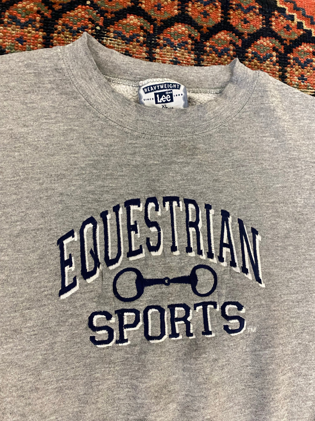 Vintage Equestrian Sports Crewneck - L
