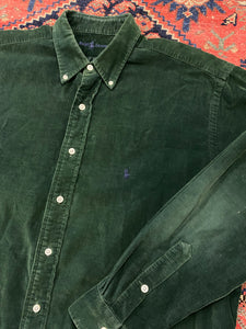 Vintage Corduroy Ralph Lauren Button Up Shirt - XL
