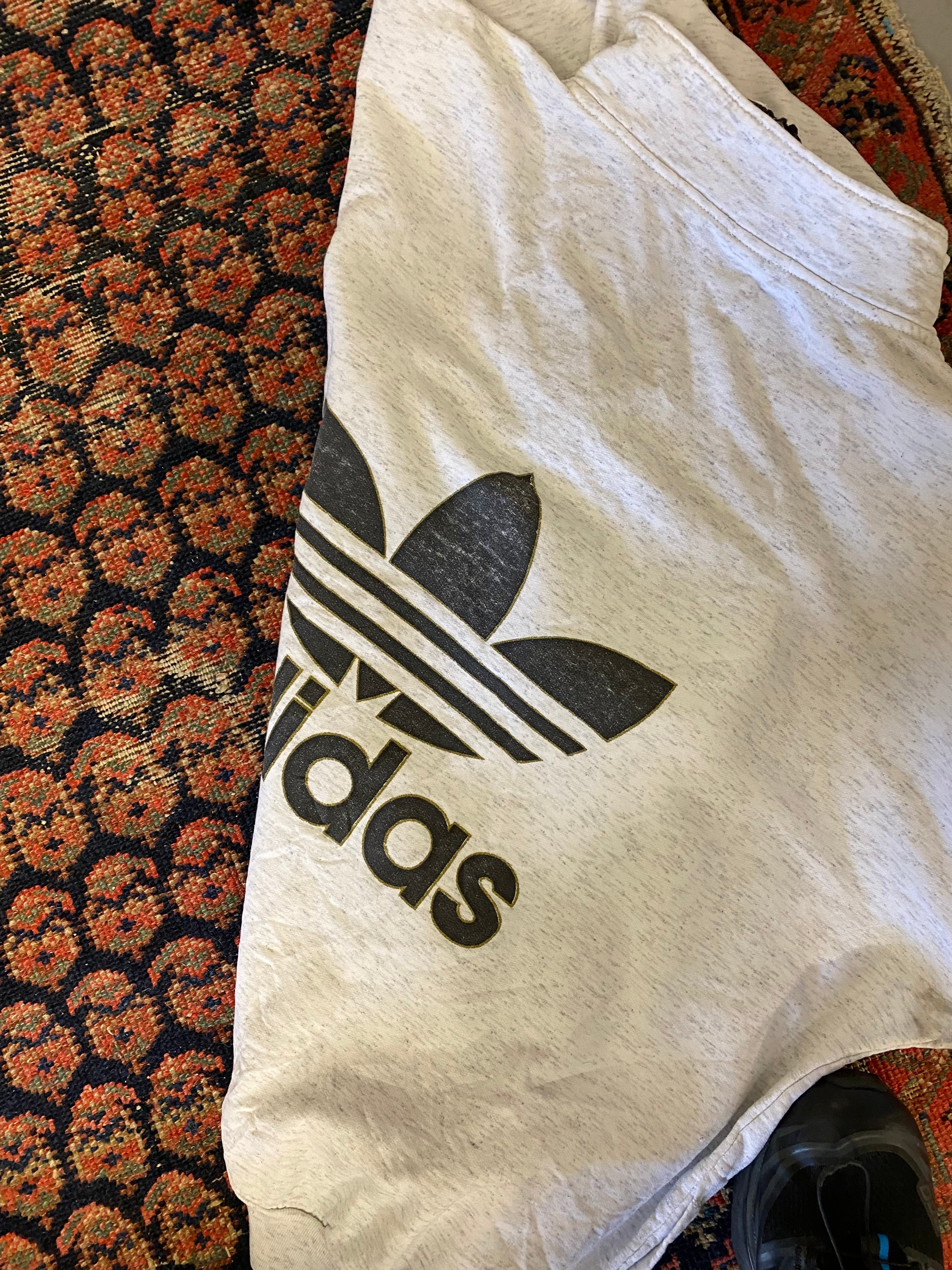 Vintage Front And Back Adidas Equipment Crewneck - M