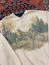 Load image into Gallery viewer, Vintage Front And Back Deer Crewneck - L