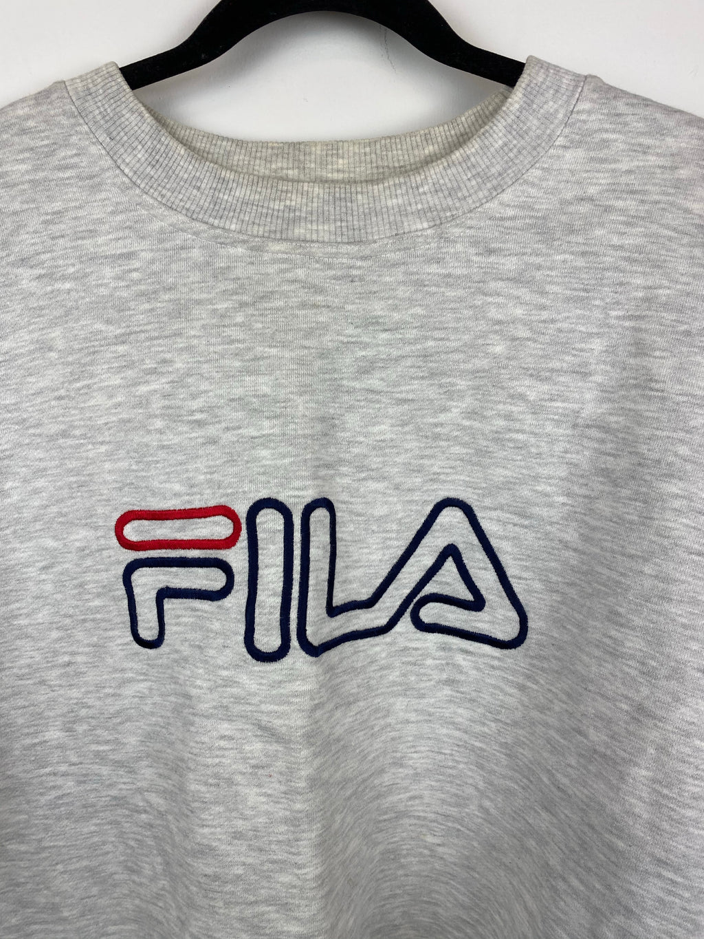 Oversized heavyweight Fila crewneck