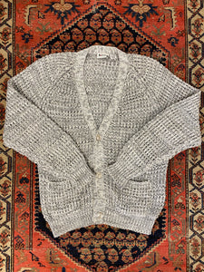 Vintage Thick Knit Cardigan - L