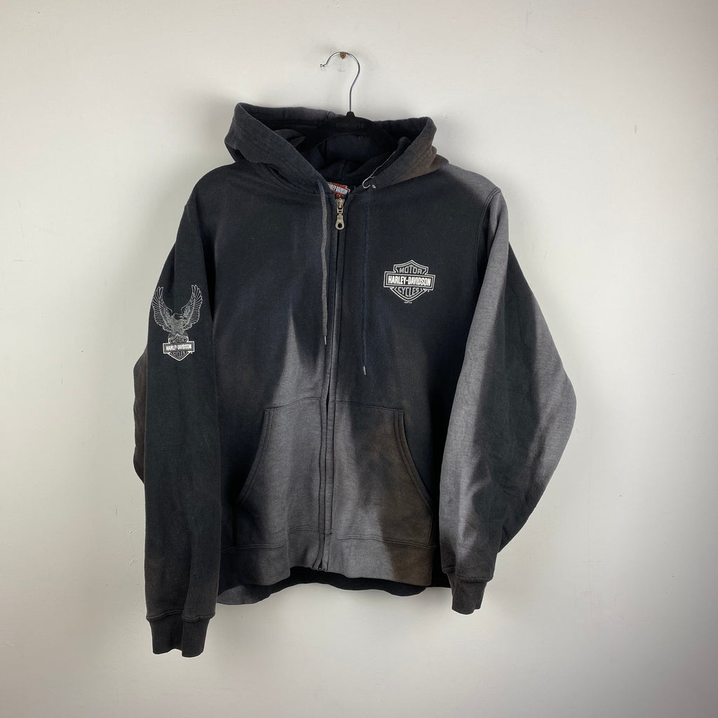 Vintage tie dye Harley full zip