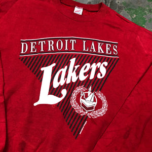 Vintage Detroit Lakes Lakers Crewneck - L