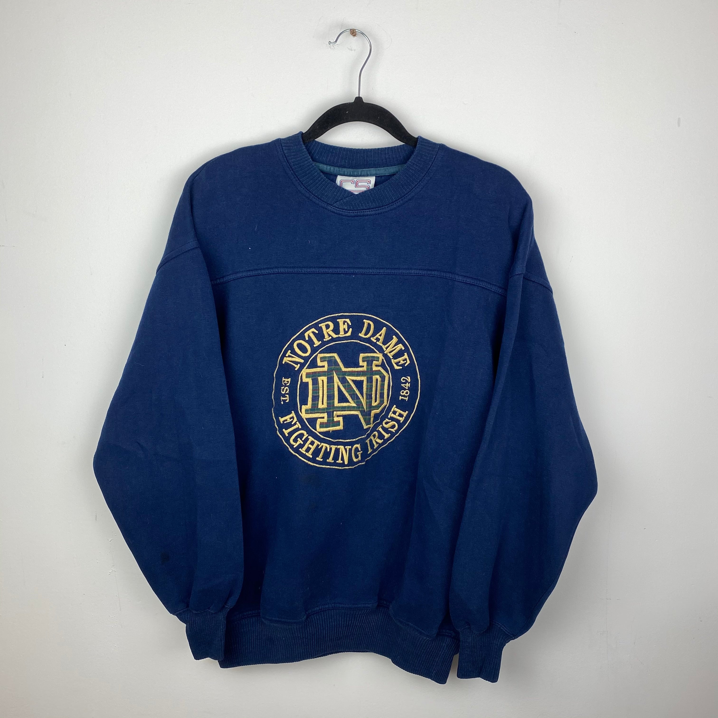 Embroidered Notre Dame crewneck