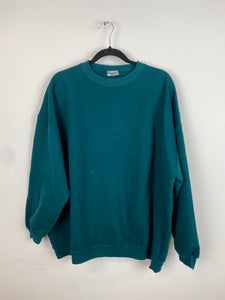 Teal vintage crewneck - L