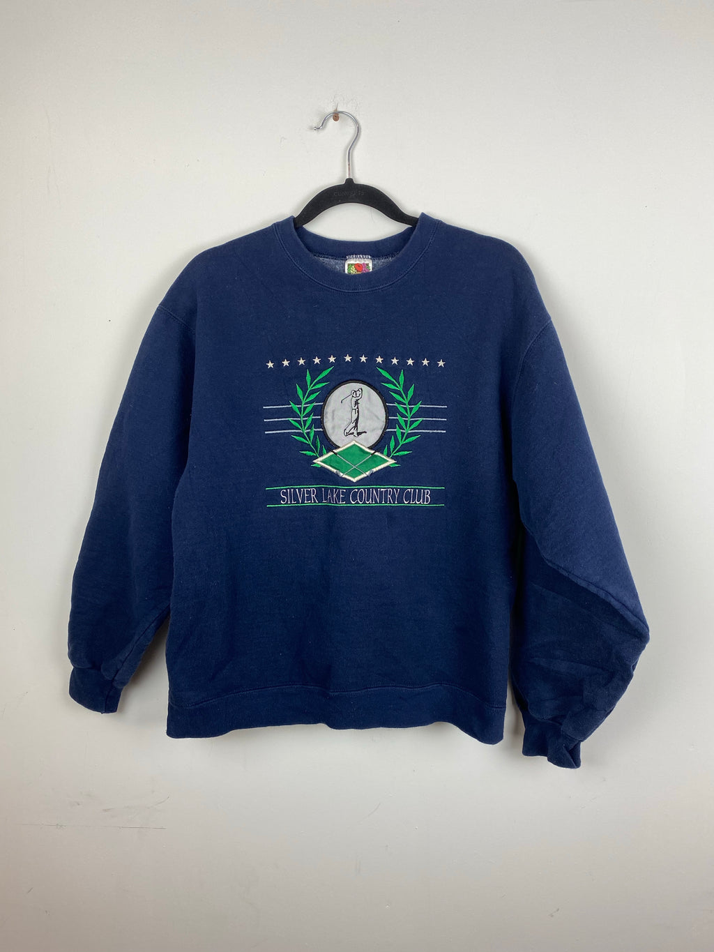 90s embroider Golf crewneck
