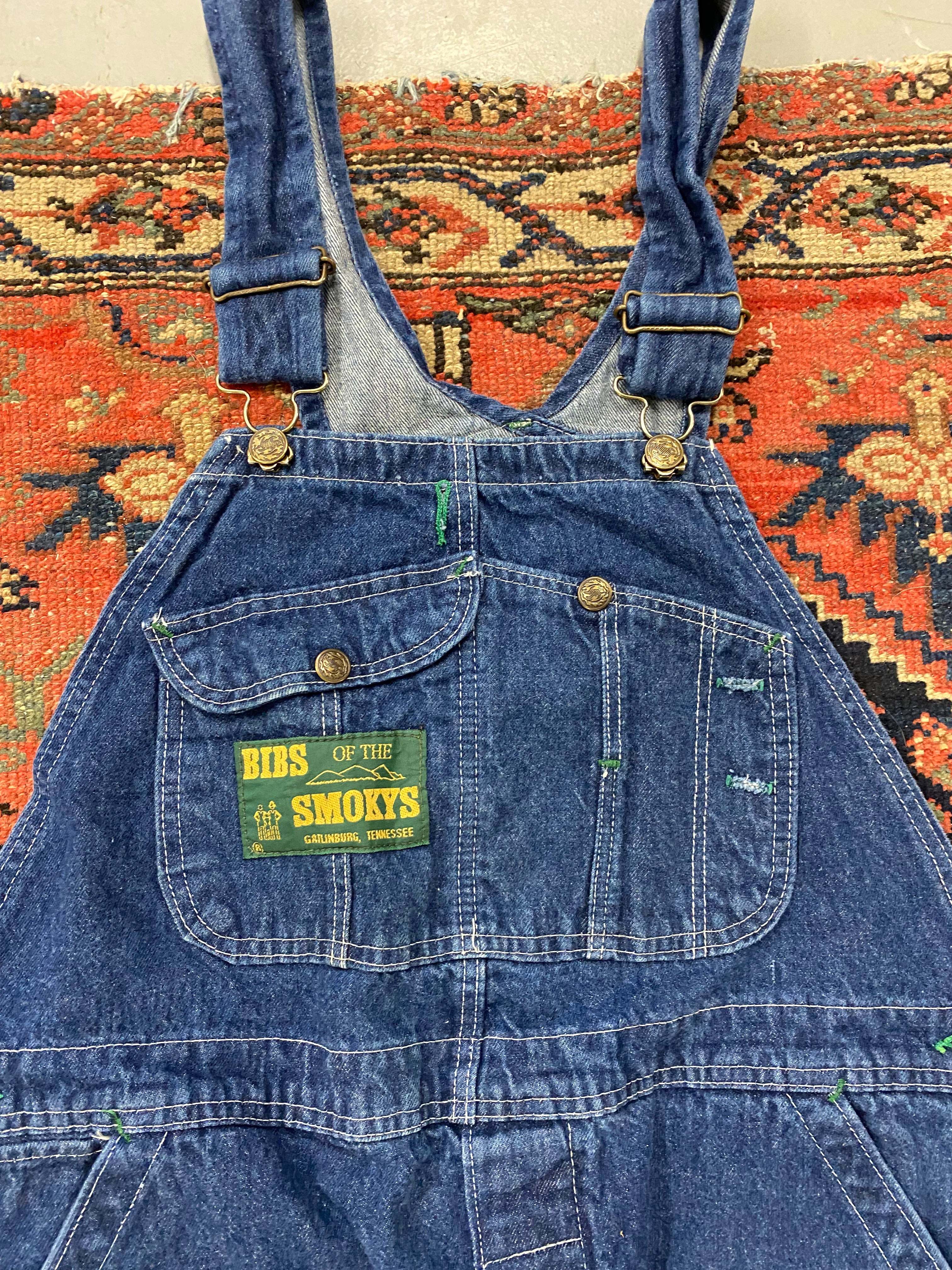 90s Denim Overalls - L