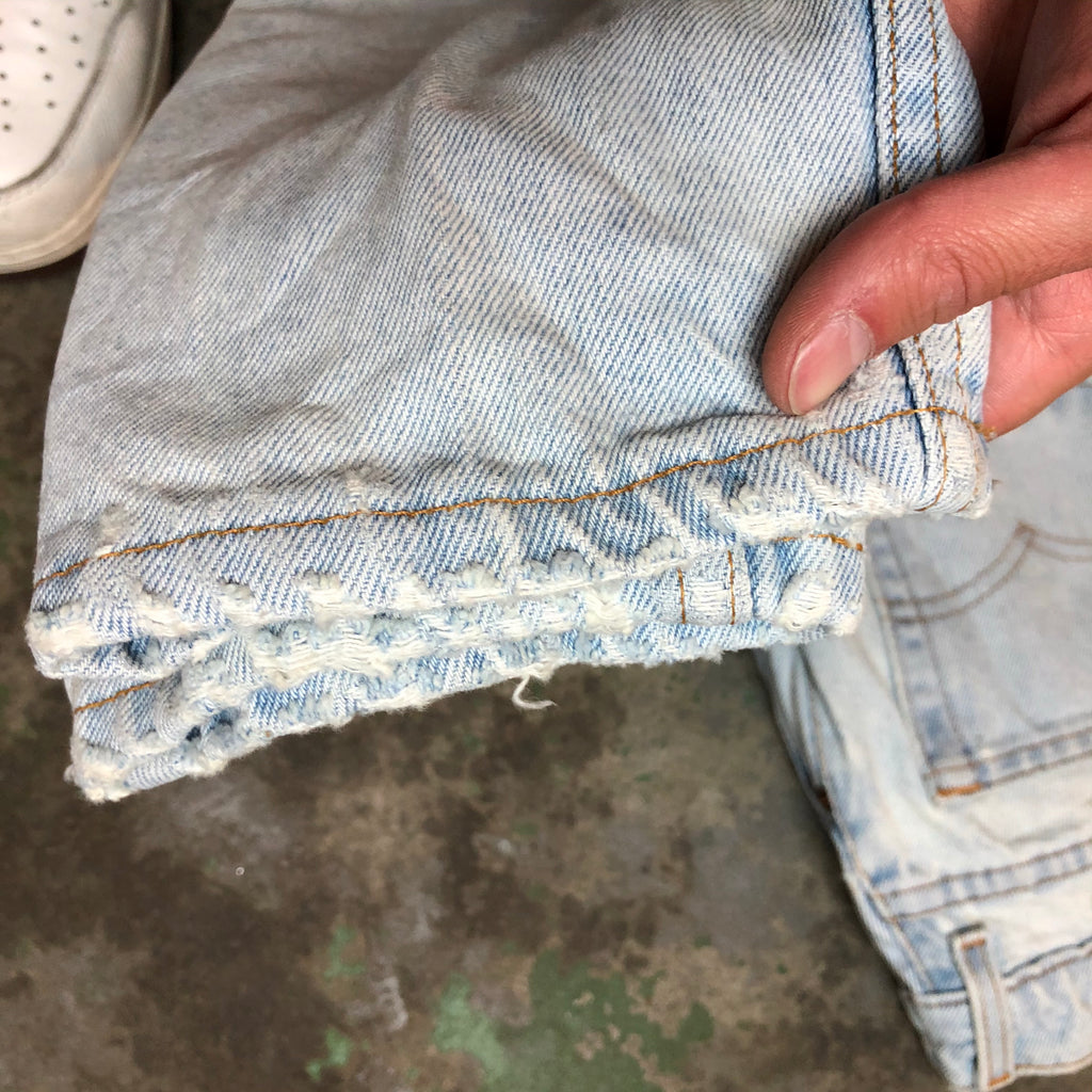 Light wash high waisted denim pants