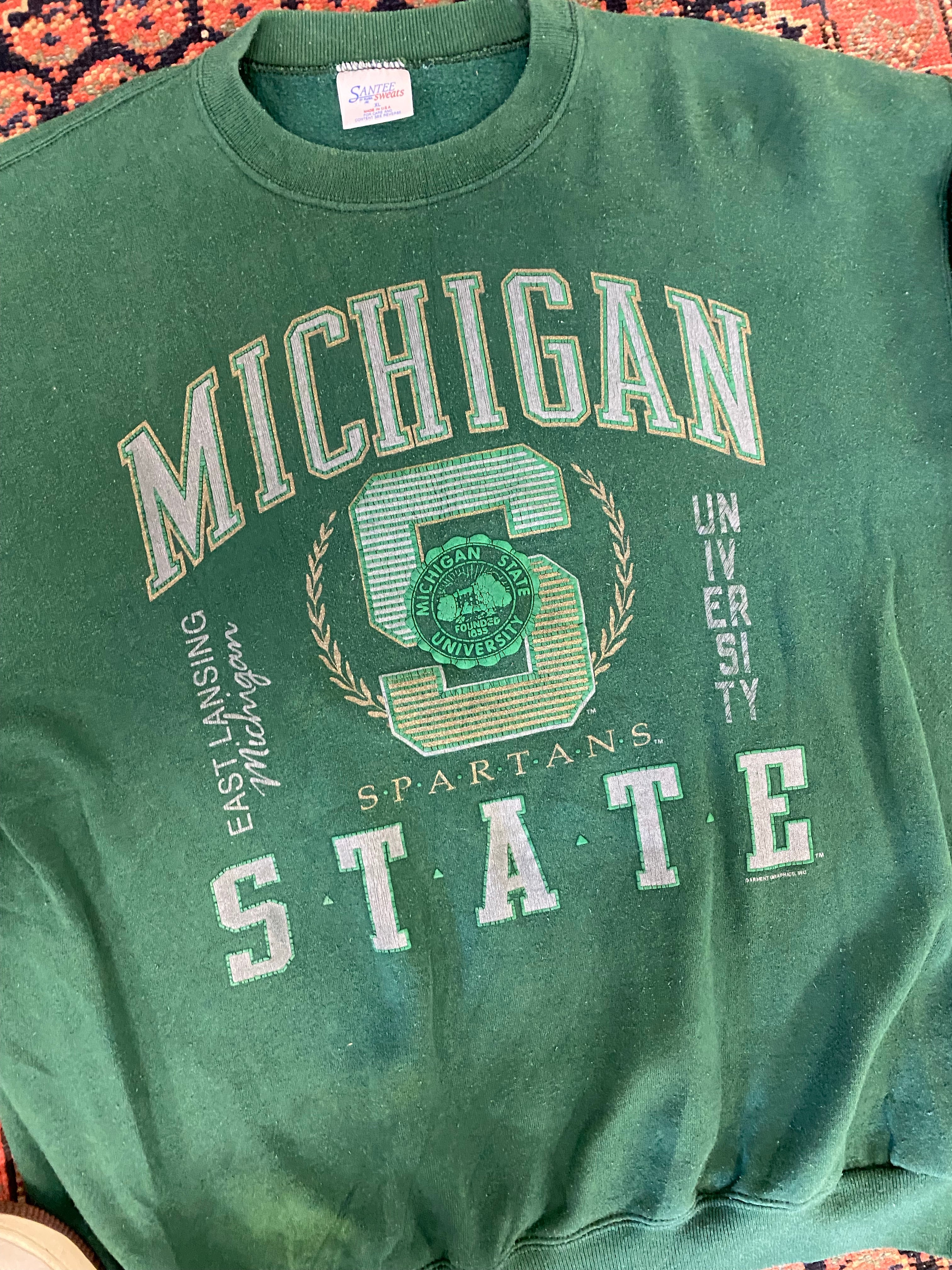 Vintage Michigan State Crewneck - XL