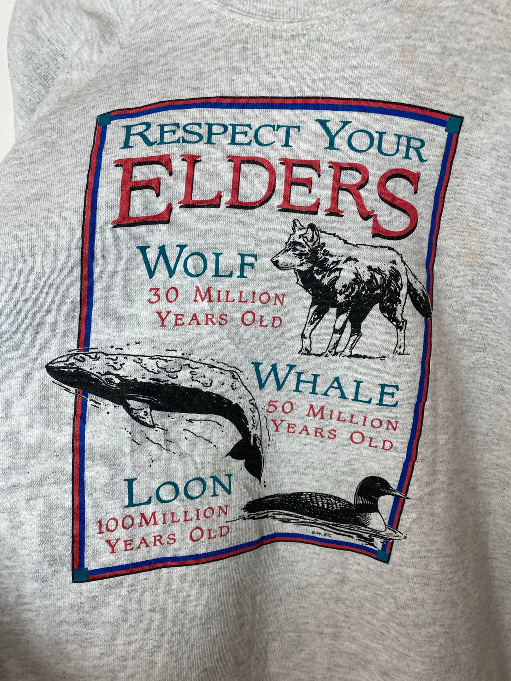 80s Respect Your Elders Crewneck - M