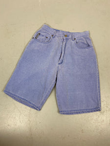 Vintage Purple high waisted denim shorts - 26in