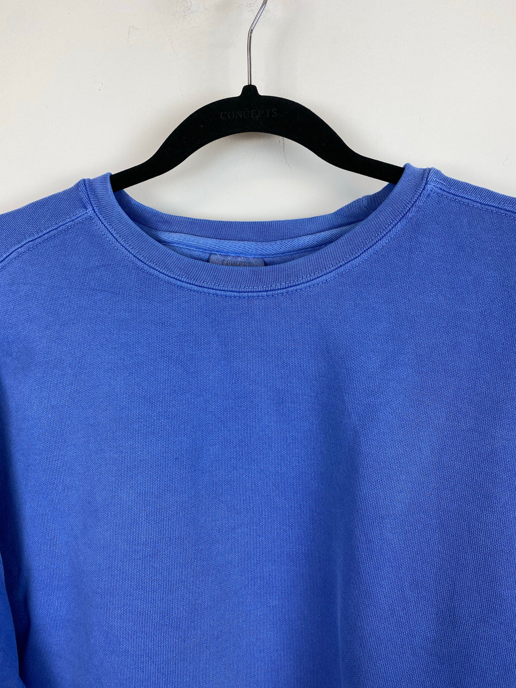 Stone wash blue crewneck - XL