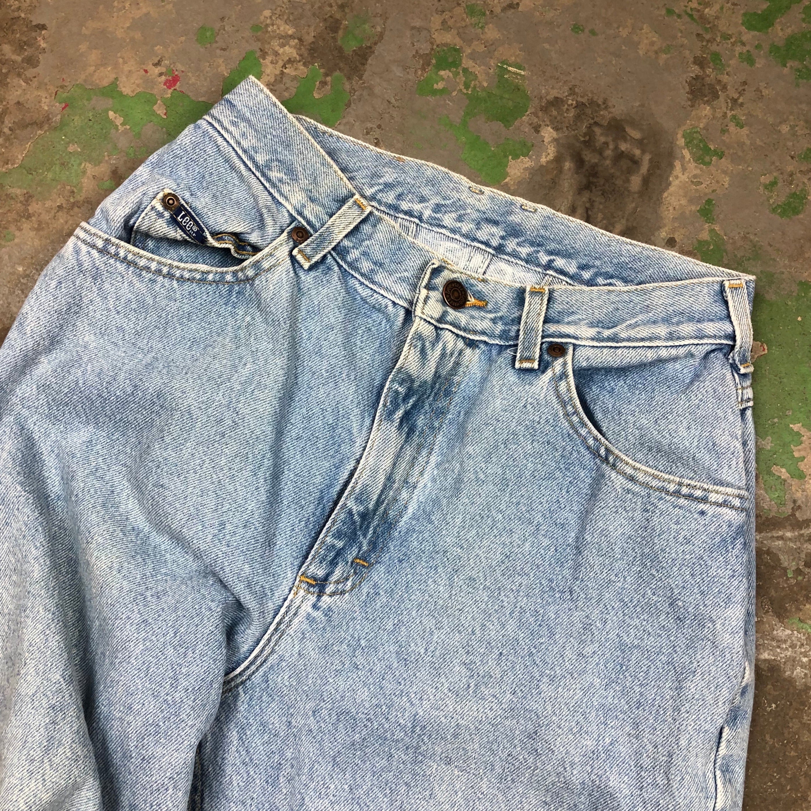 High waisted lee denim pants