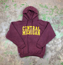 Load image into Gallery viewer, 90s heavyweight central Michigan hoodie