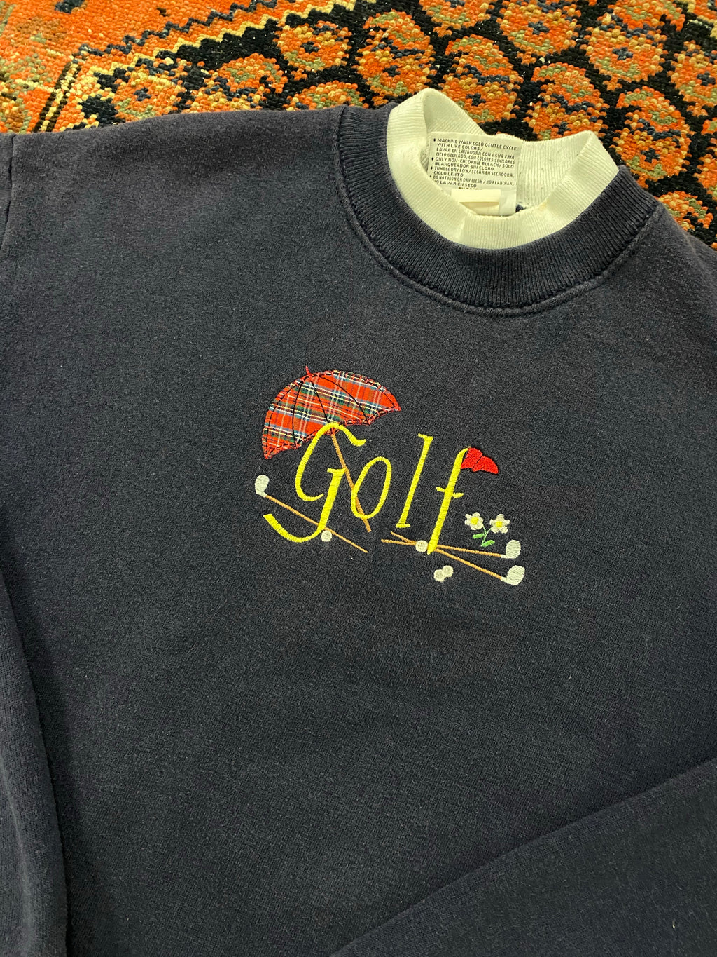 Vintage Embroidered Golf Crewneck - S
