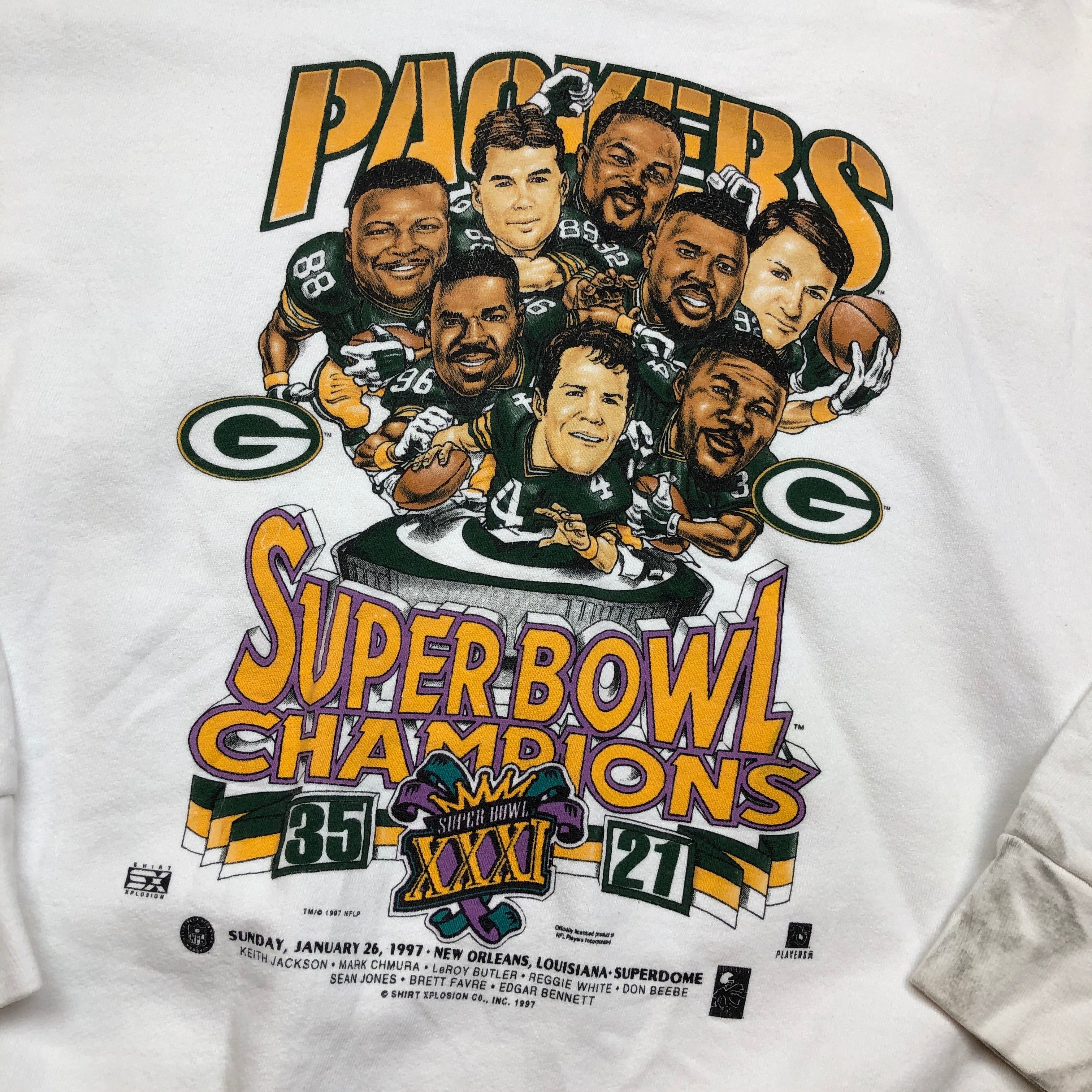 1997 packers Crewneck